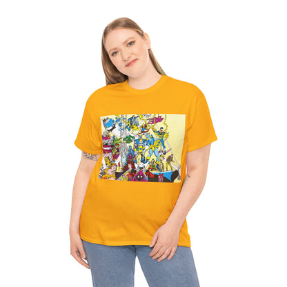 Who's Who in the DC Universe T-Shirt - George Perez Art - Black Lightning, Black Orchid - #3 Cover Art - DC Comics