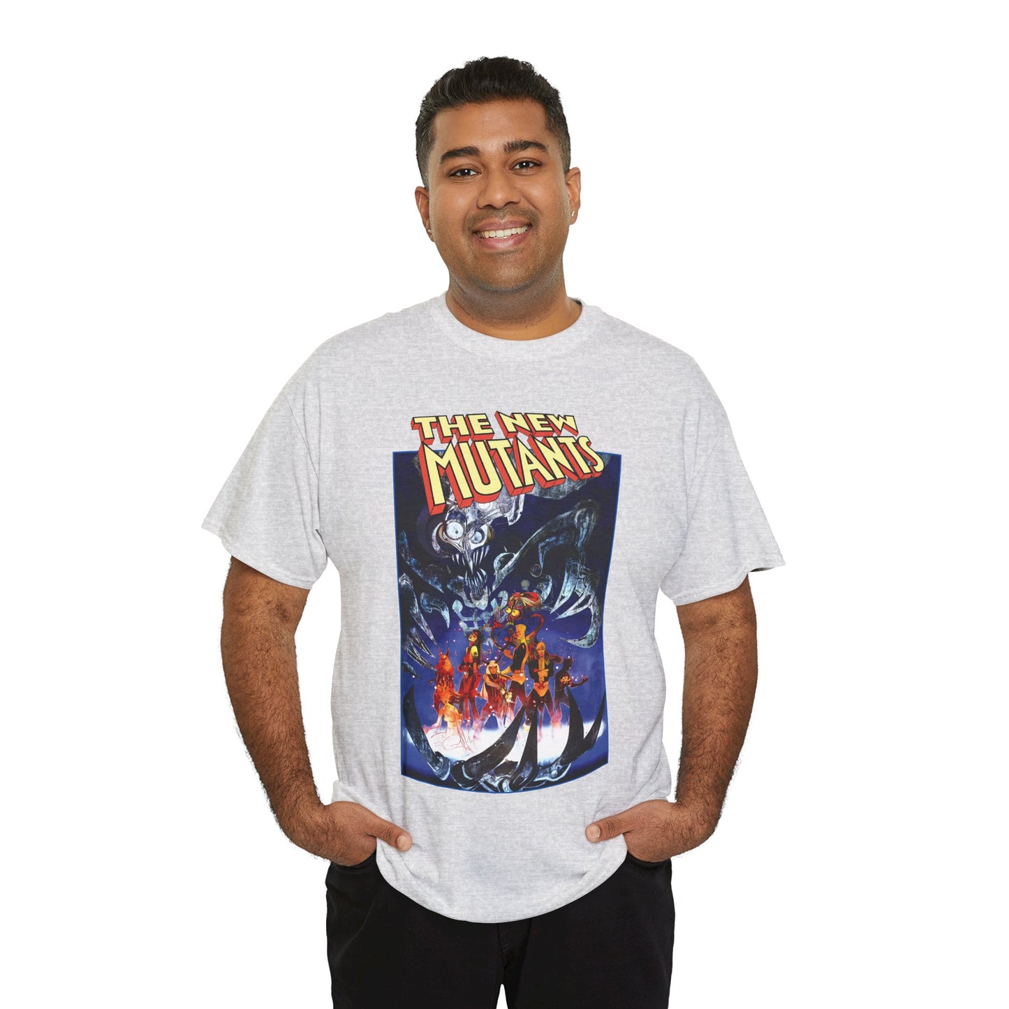 New Mutants T-Shirt - Bill Sienkiewicz Art - War Children Cover - Warlock, Magik, Wolfsbane, Cannonball, Cypher, Mirage, Karma, Sunspot - Marvel Comics