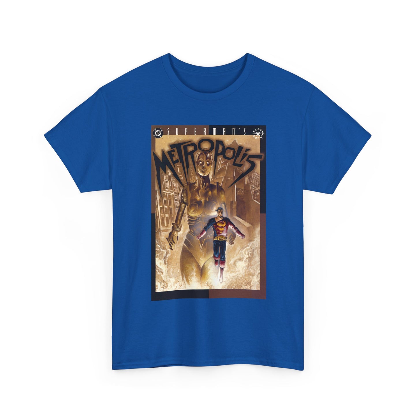 Superman's Metropolis T-Shirt - Ted McKeever Art - Elseworlds Art Based on Fritz Lang's Movie - DC Comics