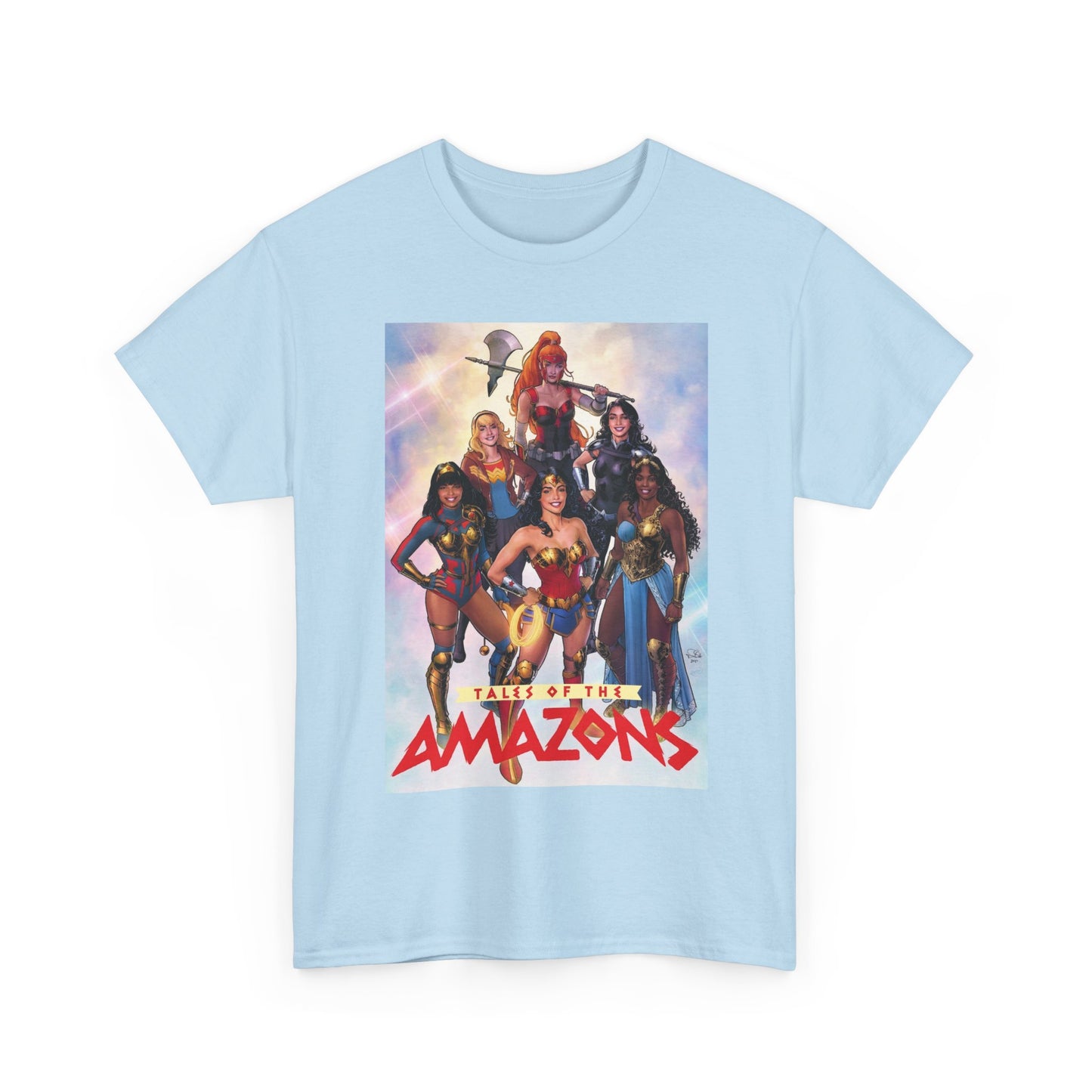 Tales of the Amazons T-Shirt - Nicola Scott Art - Wonder Woman, Wonder Girl, Troia, Nubia, Artemis, Queen Hippolyta, Yara Flor, Donna Troy - DC Comics