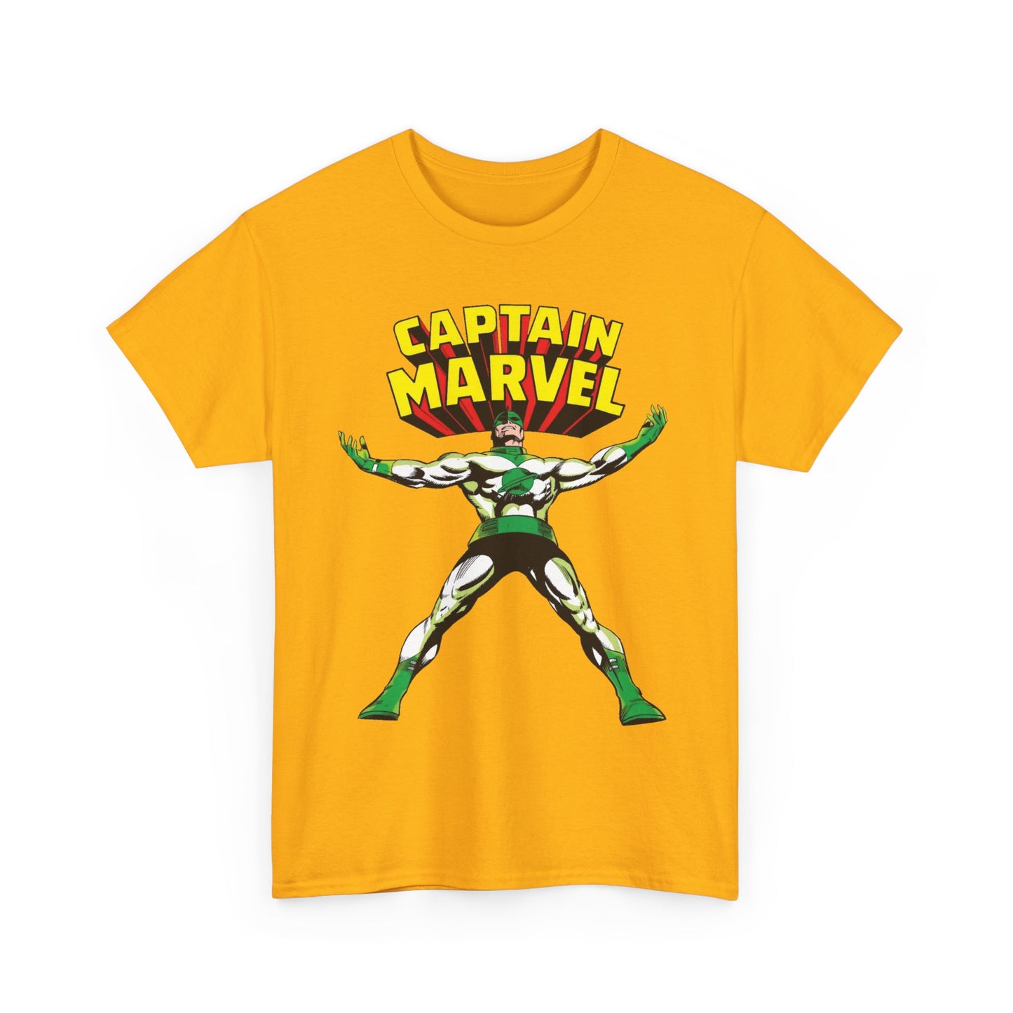 Captain Marvel T-Shirt - Gene Colan Art - #1 Cover Art, 1968 - Marvel Comics