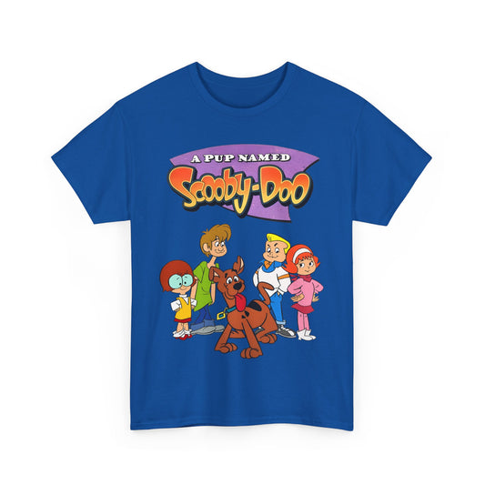A Pup Named Scooby-Doo T-Shirt - Hanna-Barbera Cartoon TV Series 1990s - Fred, Daphne, Velma, Shaggy