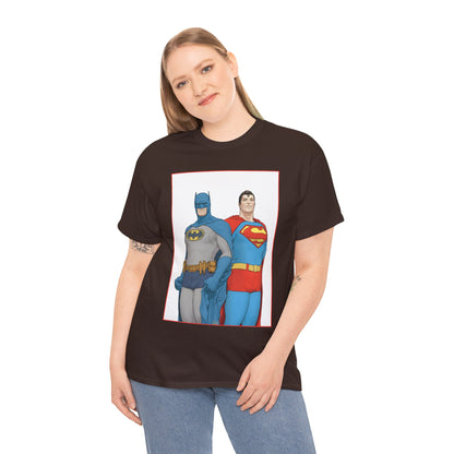 Superman & Batman T-Shirt - Frank Quitely Art - World's Finest Variant Cover Art - DC Comics