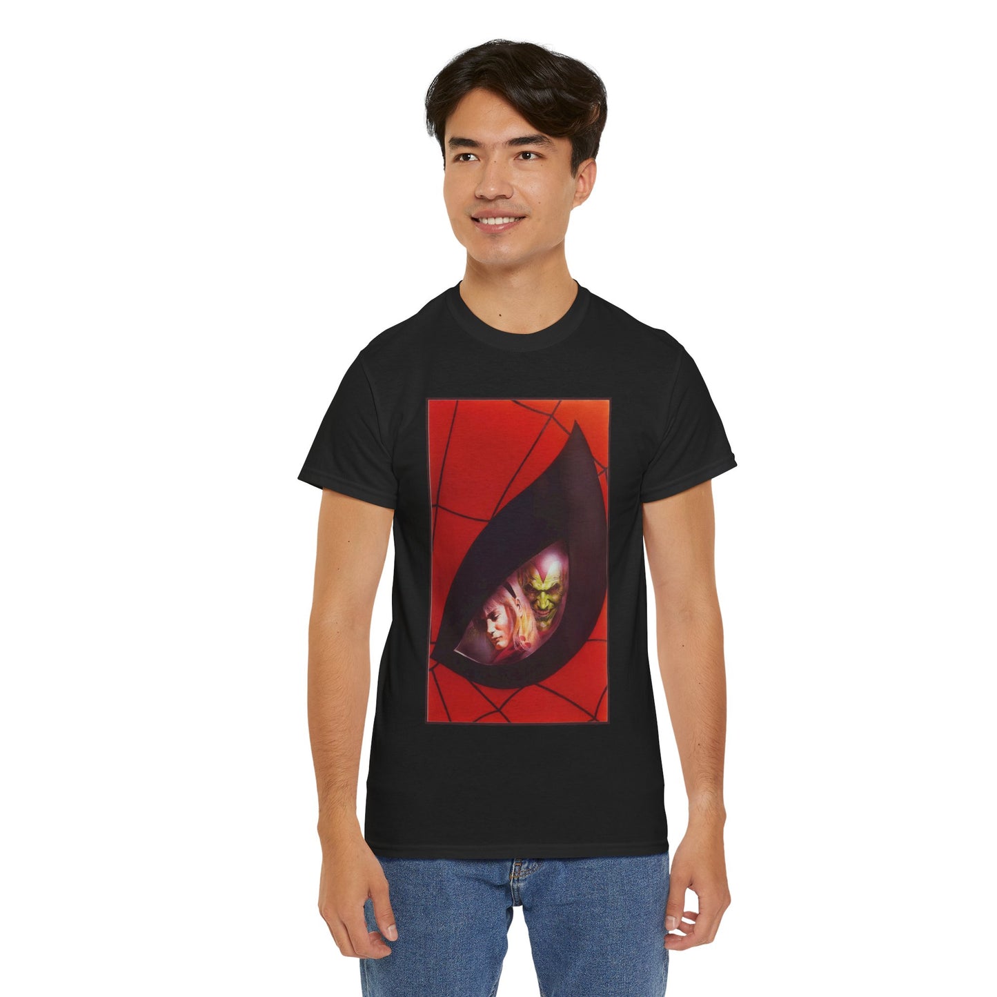 Spider-Man T-Shirt - Alex Ross Art - Marvels Cover - Green Goblin Vs Gwen Stacy - Marvel Comics