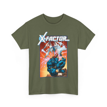X-Factor T-Shirt - Whilce Portacio Art - Cyclops, Jean Grey, Iceman, Arcangel, Beast - X-Men Founding Members - Marvel Comics