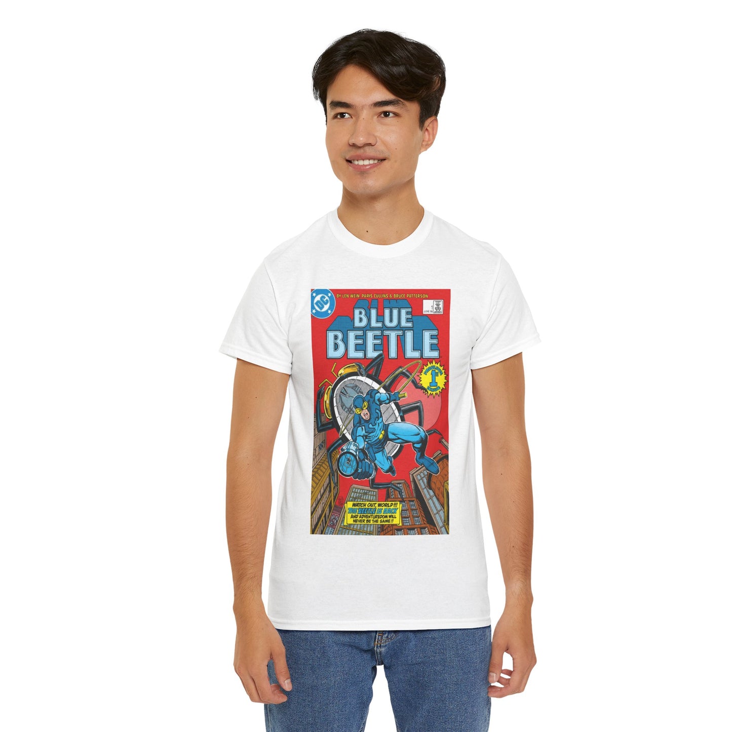 Blue Beetle #1 T-Shirt - Paris Cullins Art - Ted Kord - DC Comics