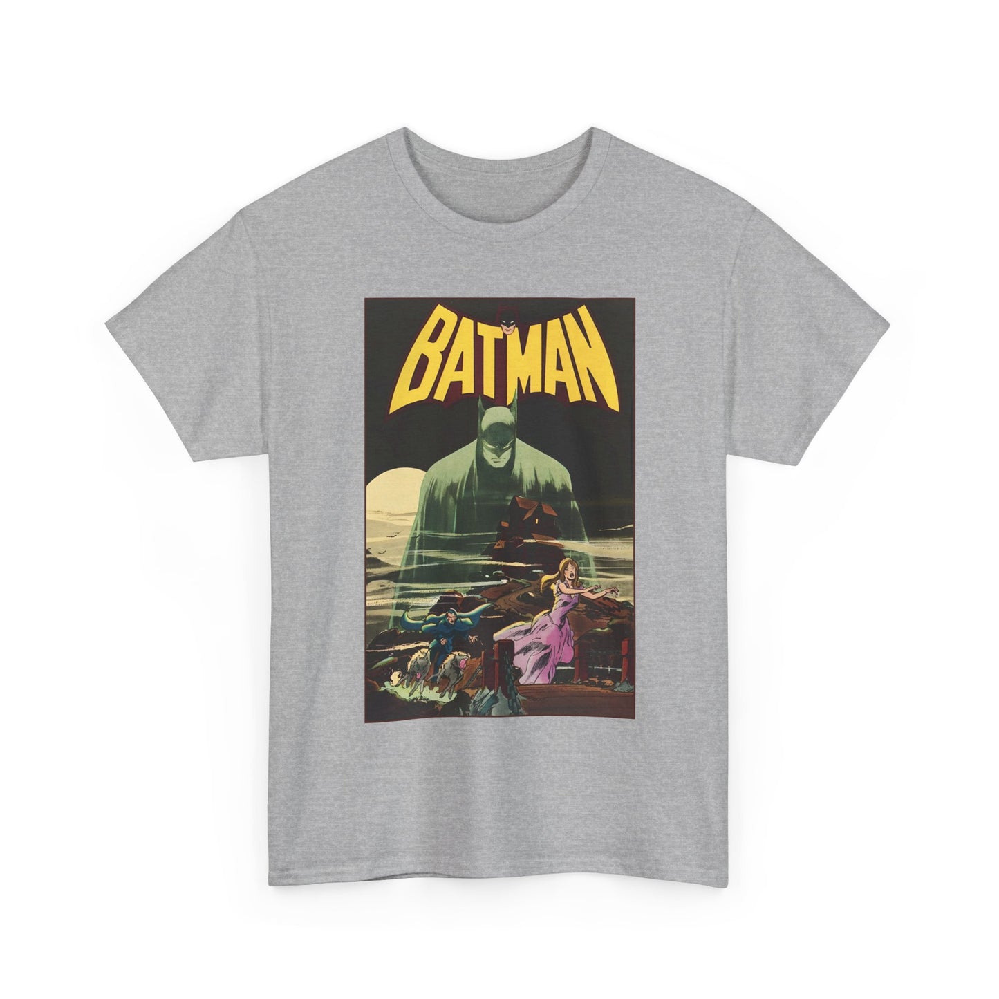 Batman T-Shirt - Neal Adams Art - #227 Cover - The Demon of Gothos Mansion! - DC Comics
