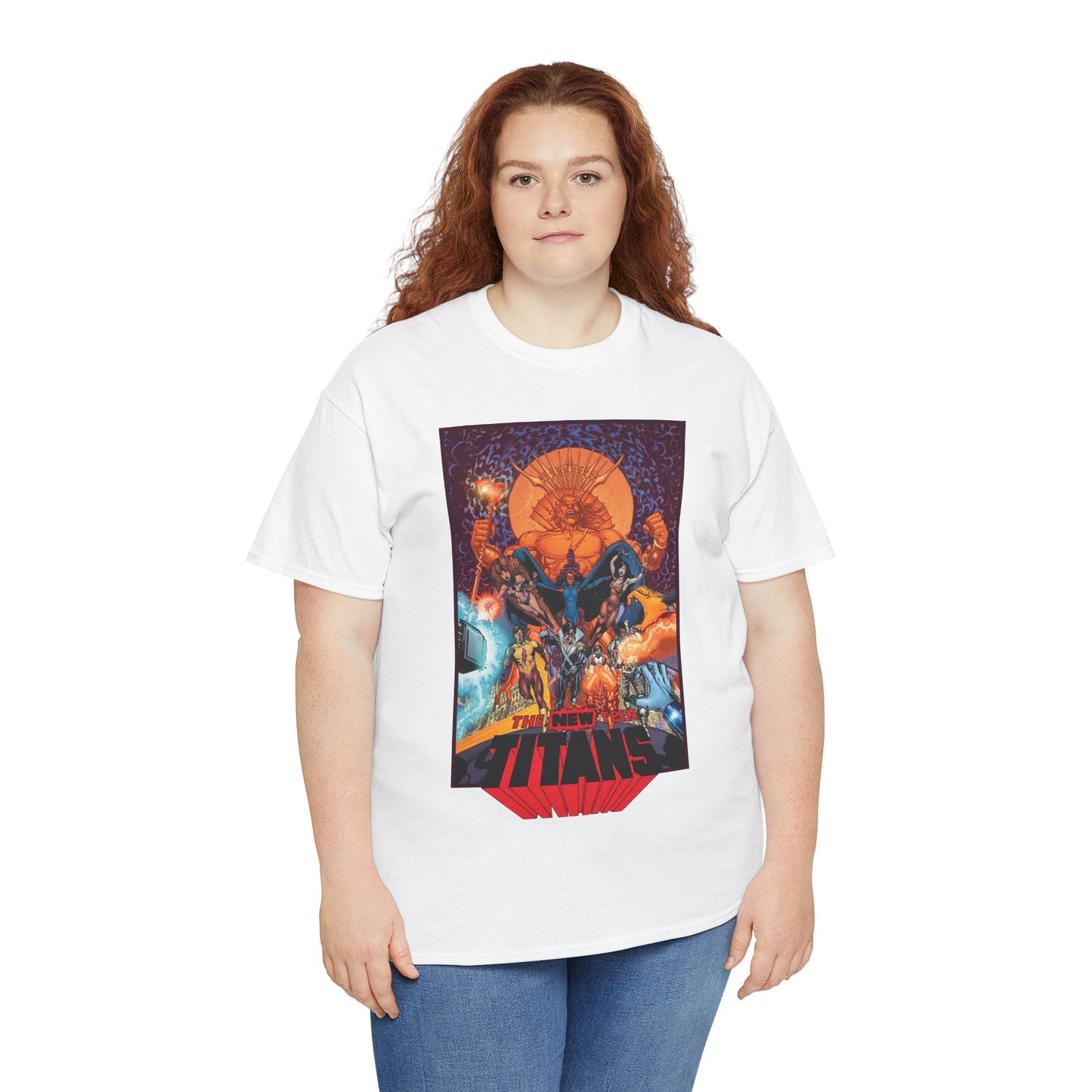 New Teen Titans T-Shirt - George Perez Art - Trigon's Titans - Raven - DC Comics