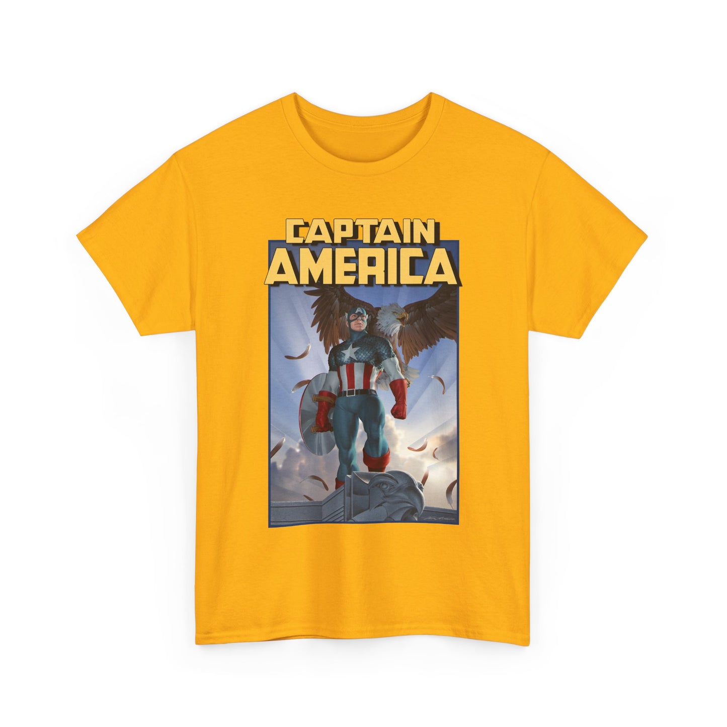 Captain America T-Shirt - Junggeun Yoon Art - Avengers Member - Marvel Comics