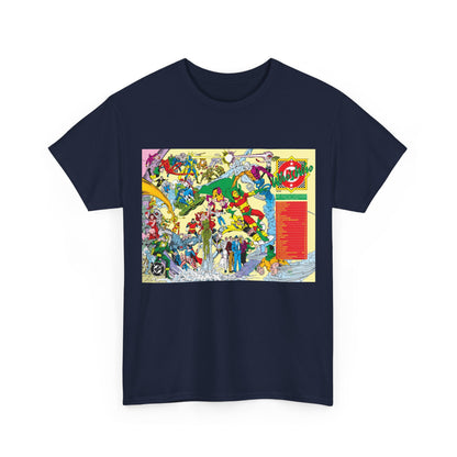 Who's Who in the DC Universe T-Shirt - George Perez Art - Mr. Miracle, Metamorpho - #15 Cover Art - DC Comics