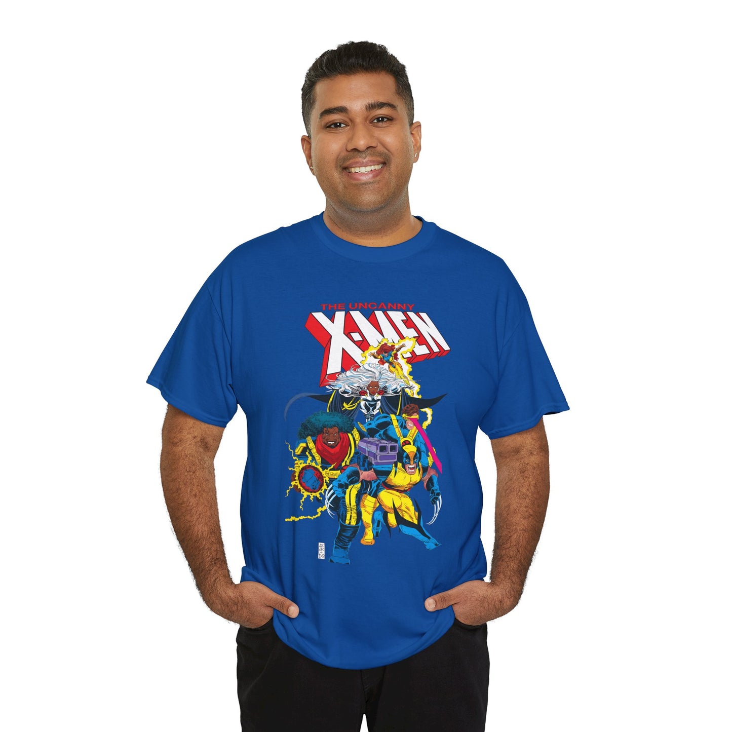Uncanny X-Men T-Shirt - John Romita Jr Art - Cyclops, Storm, Bishop, Jean Grey, Wolverine - Marvel Comics