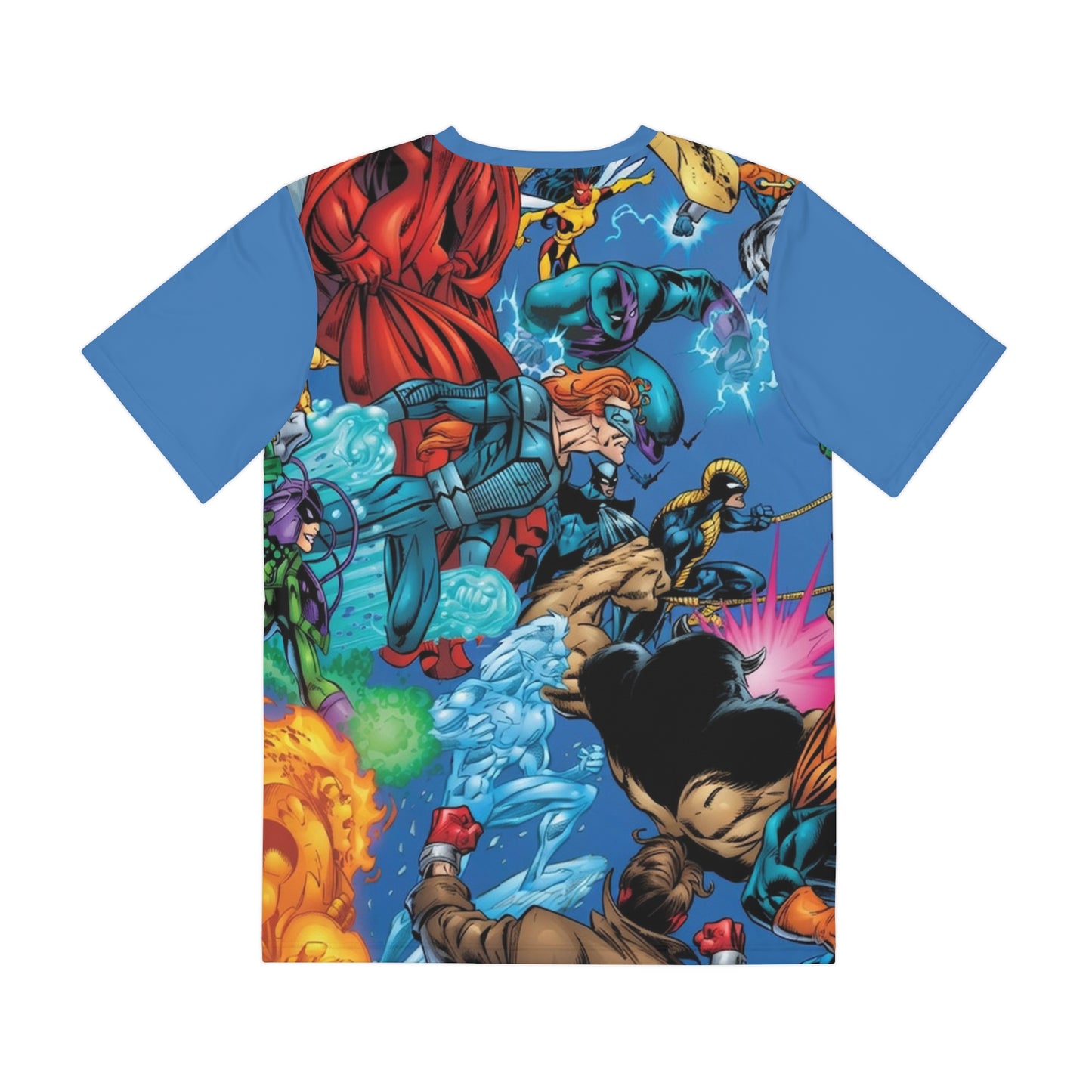 Thunderbolts All-Over Print Polyester Tee - Mark Bagley Art - #25 Cover Art - Marvel Comics (IMPROVED PLACEMENT AND PRINTING TECHNIQUES)