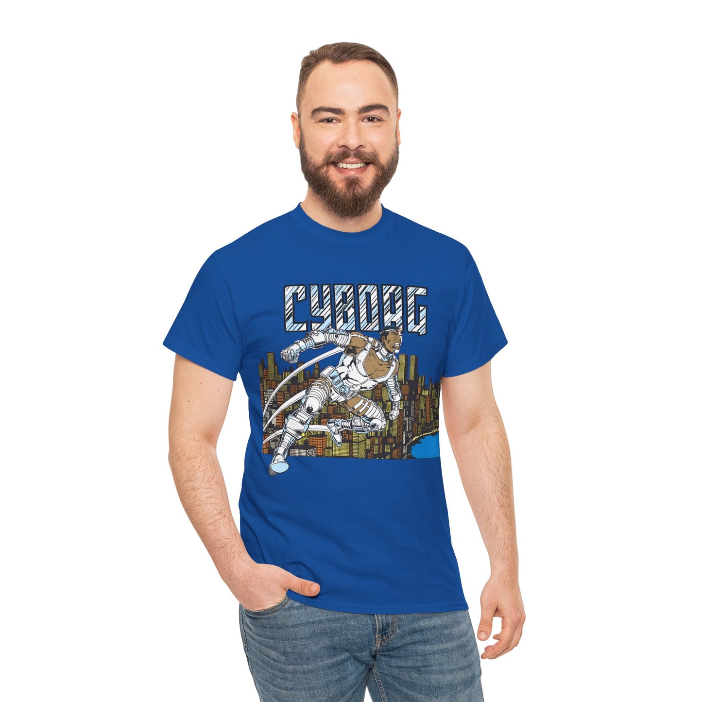 Cyborg T-Shirt - George Perez Art - New Teen Titans - DC Comics