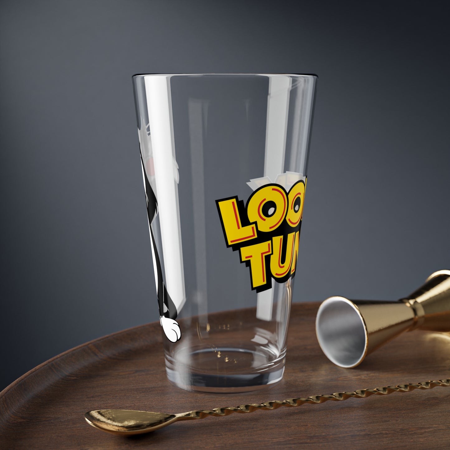 Sylvester J. Pussycat Sr. Pint Glass, 16oz - Looney Tunes - Merrie Melodies - Beloved Cartoon Icon - Sufferin' Succotash!