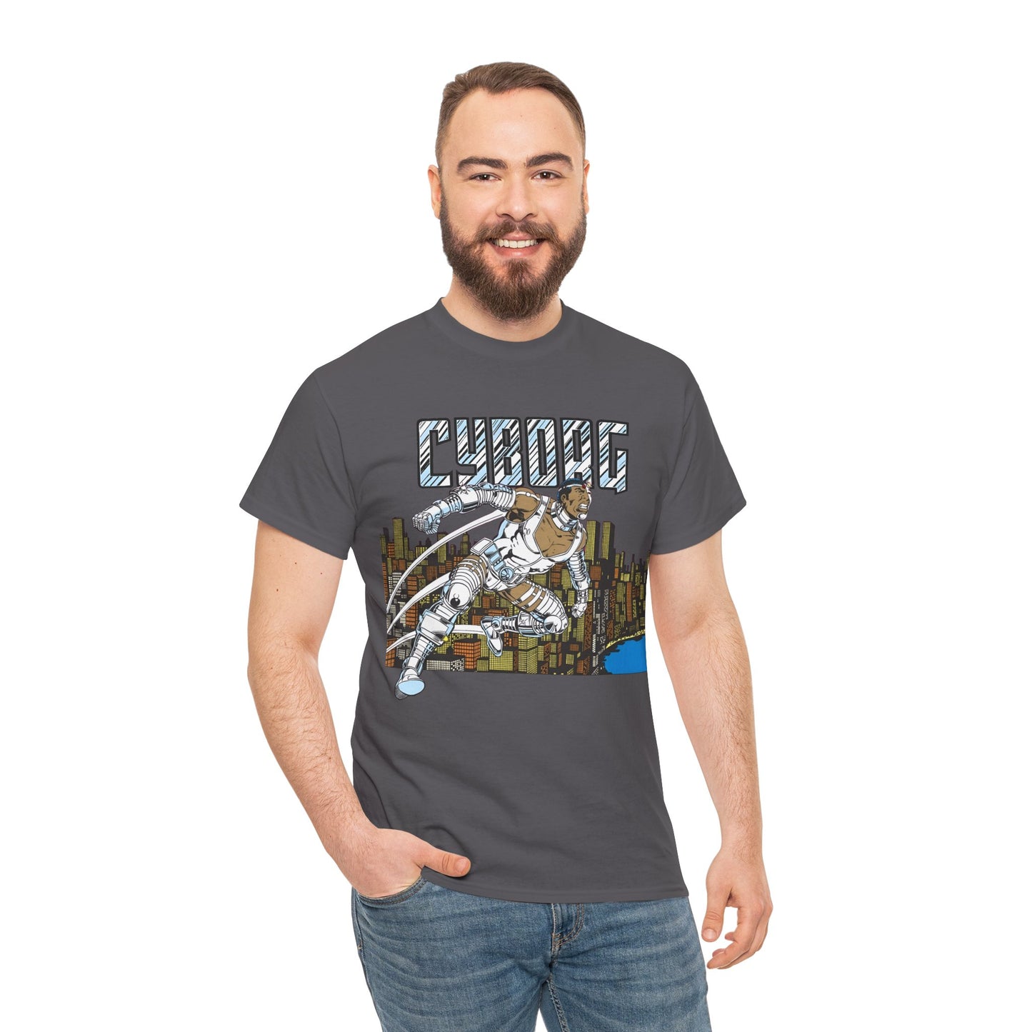Cyborg T-Shirt - George Perez Art - New Teen Titans - DC Comics