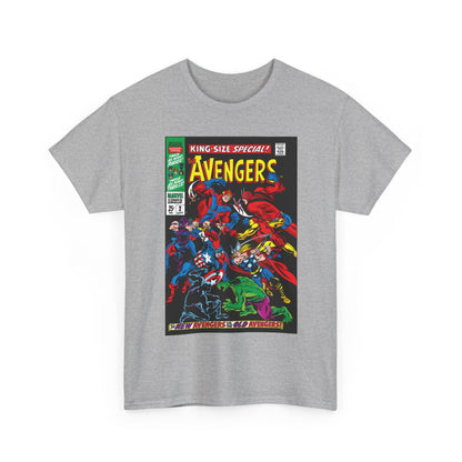 Avengers T-Shirt - Annual #2 Cover Art - New Avengers Vs Old Avengers - Marvel Comics