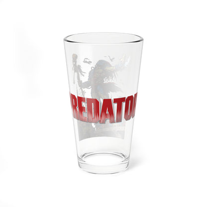 Predator Pint Glass, 16oz - Chris Warner Art - Concrete Jungle Cover - Dark Horse Comics