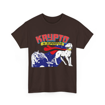 Krypto T-Shirt - James Gunn Superman Movie 2025 - Superman's Beloved Pet -Super Dog from Krypton - Stays at the Fortress of Solitude - DC Comics