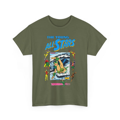 Young All-Stars T-Shirt - Brian Murray Art - Tsunami, Johnny Thunder, Sandman, Green Lantern - DC Comics