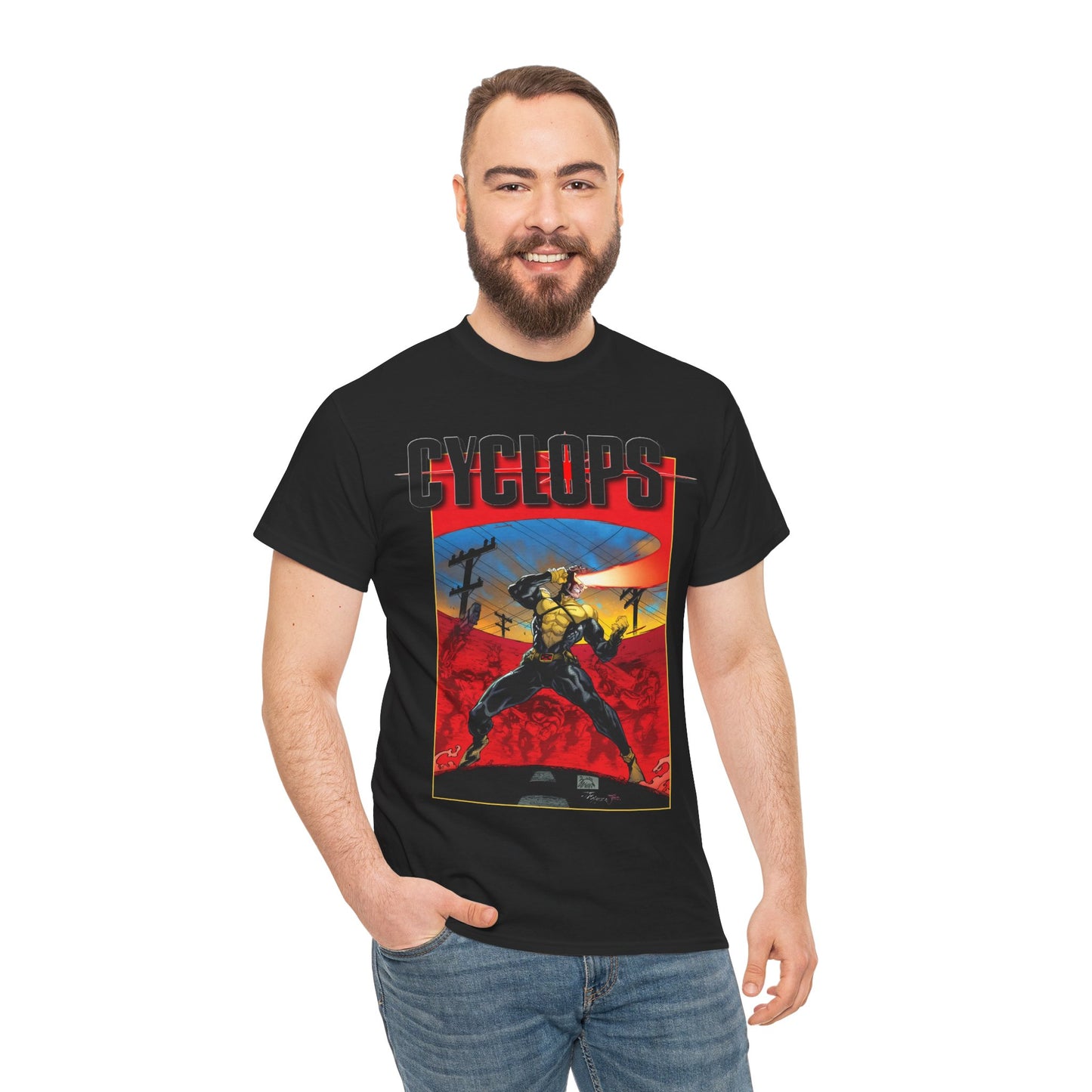 Cyclops T-Shirt - Ryan Stegman Art - Scott Summers, Leader of the X-Men - Marvel Comics