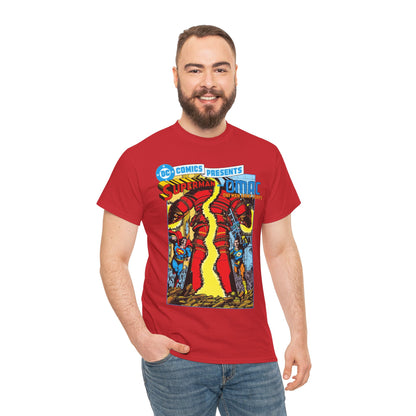 DC Comics Presents #61 T-Shirt - George Perez Art - Superman & OMAC Team-Up - DC Comics