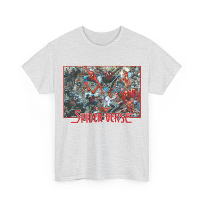 Spider-Verse T-Shirt - Arthur Adams Art - Spider-Man, Venom, Spider-Man 2099, Miles Morales, Spider-Woman - Marvel Comics