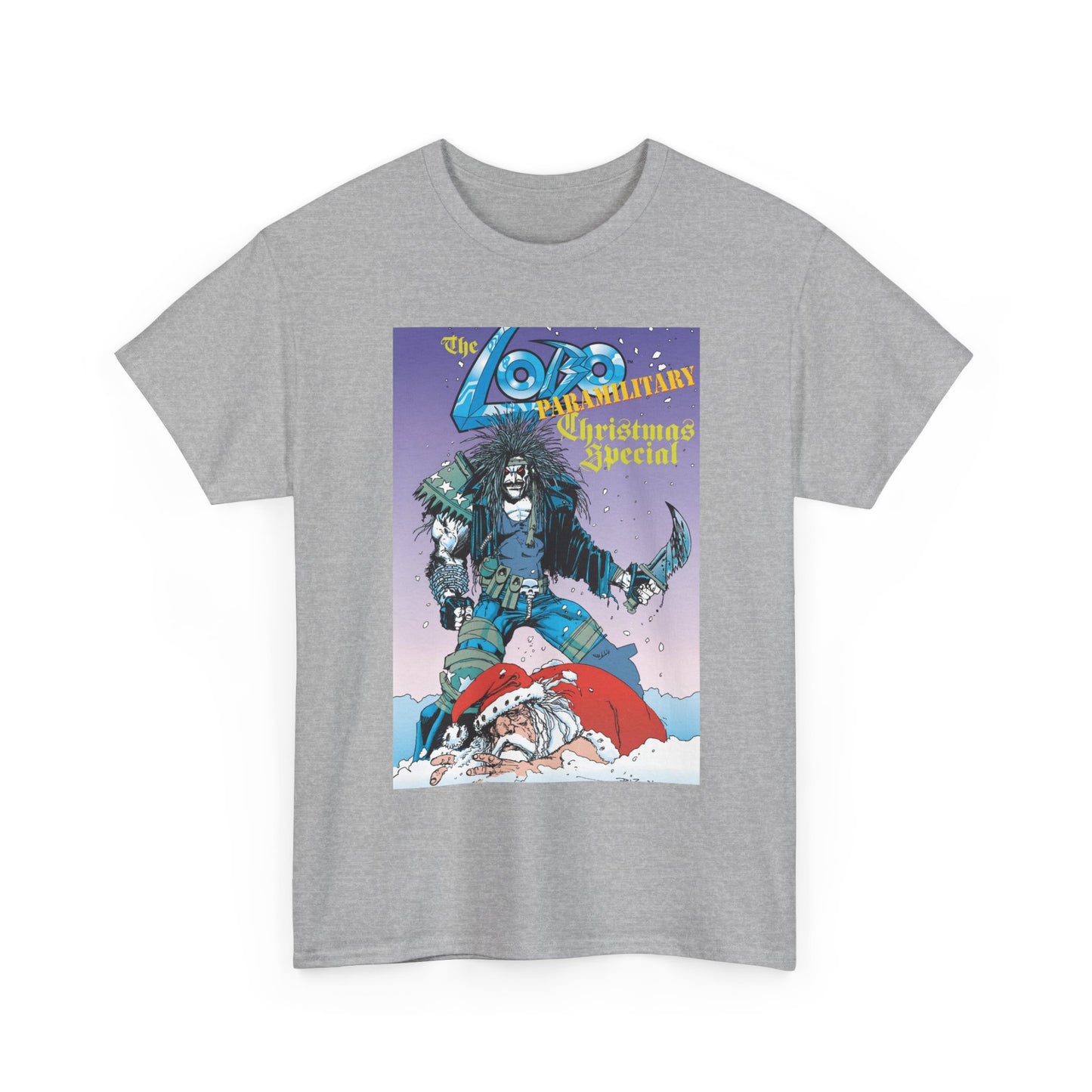 Lobo Paramilitary Christmas Special T-Shirt - Simon Bisley Art - DC Comics