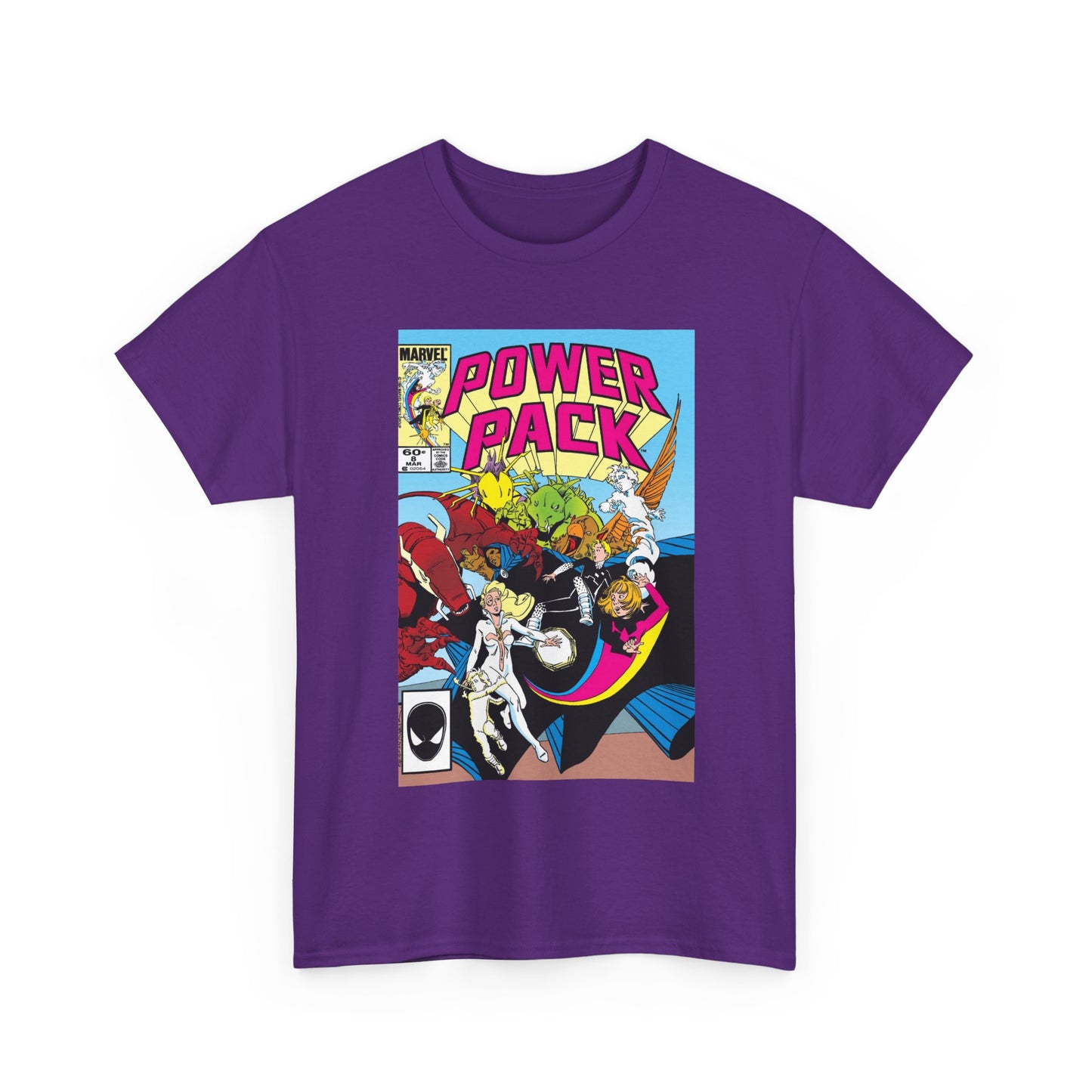 Power Pack #8 T-Shirt - With Cloak & Dagger - Marvel Comics