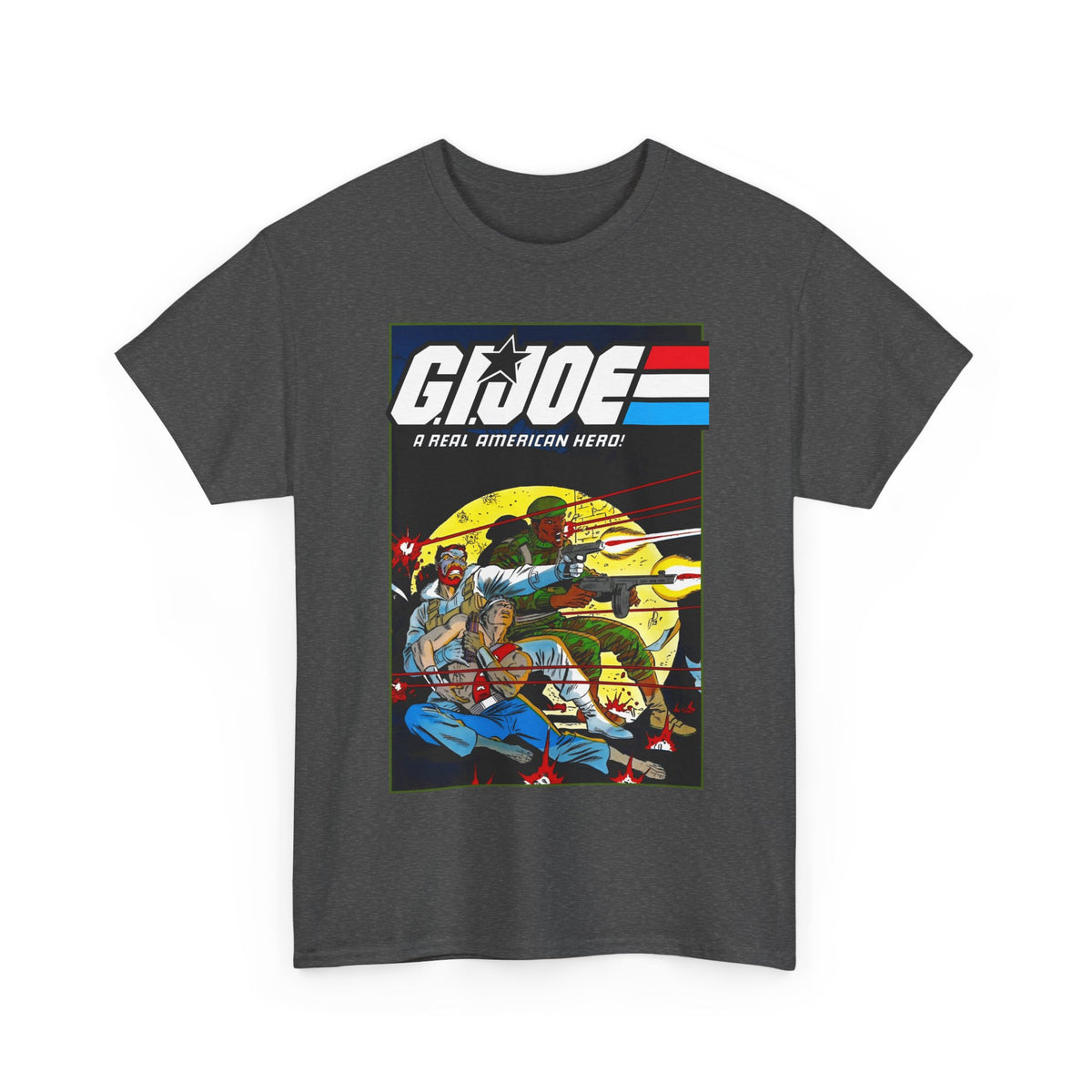 G.I. Joe T-Shirt - Mike Zeck Art - Stalker, Snow Job and Quick Kick - #61 Cover Art - Marvel Comics