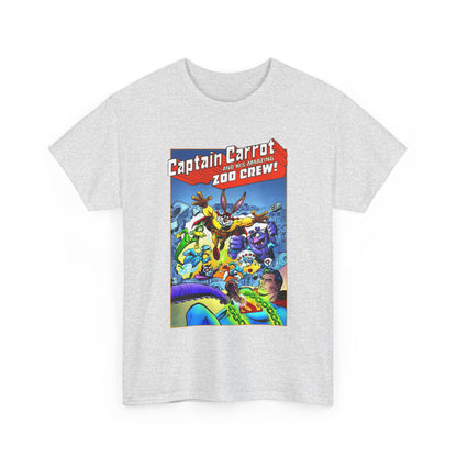 Captain Carrot & Zoo Crew T-Shirt - DC Comics Bronze Age Funny Animals, Superman Guest Star - 1980s