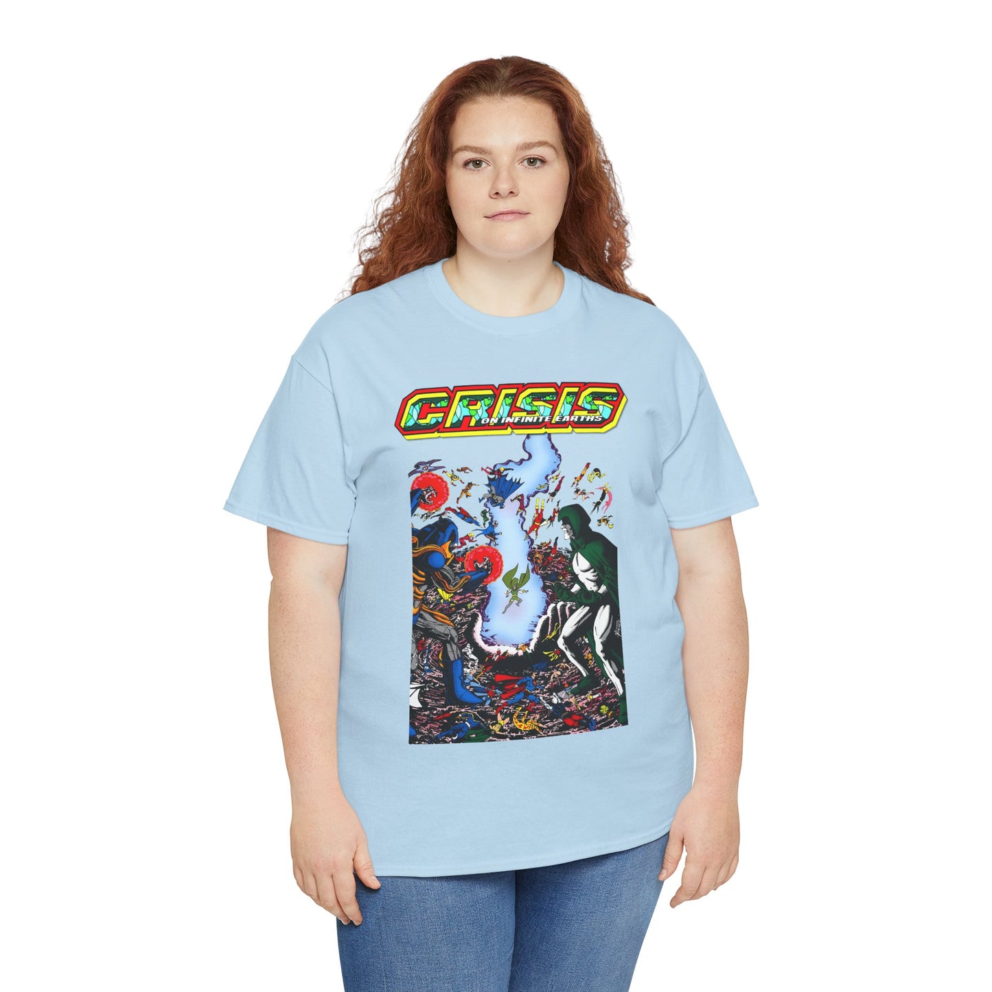Crisis on Infinite Earths T-Shirt - George Perez Art - #10 Cover - Spectre Vs Anti-Monitor - DC Comics