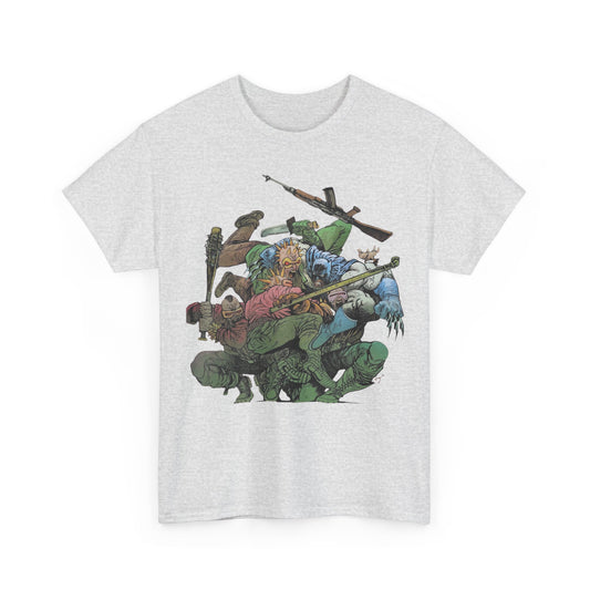 Batman T-Shirt - Daniel Warren Johnson Art - Vs The Mutant Gang from Frank Miller's The Dark Knight Returns - DC Comics