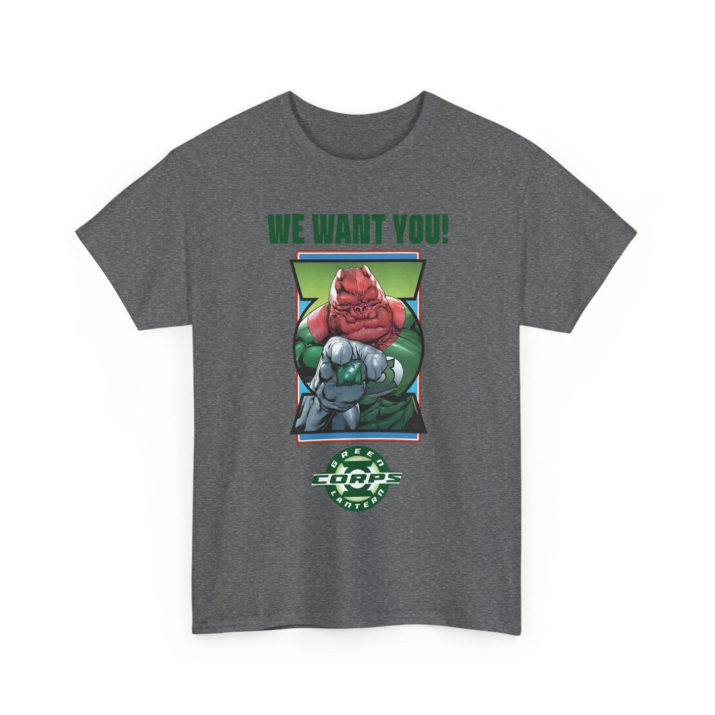 Kilowog T-Shirt - Green Lantern Corps Recruitment Poster - "We Want You!" - DC Comics