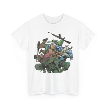 Batman T-Shirt - Daniel Warren Johnson Art - Vs The Mutant Gang from Frank Miller's The Dark Knight Returns - DC Comics