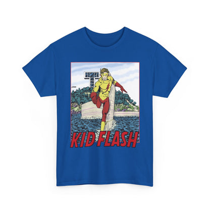 Kid Flash T-Shirt - George Perez Art - Wally West - New Teen Titans Member - Titans Tower - Future Flash - DC Comics