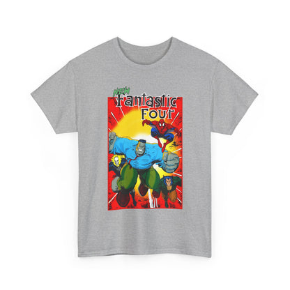 New Fantastic Four T-Shirt - Arthur Adams Art - Wolverine, Ghost Rider, Spider-Man, Hulk - Marvel Comics