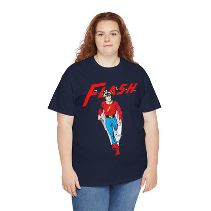 Golden Age Flash T-Shirt - John Byrne Art - Justice Society/JSA Member - Jay Garrick - Speedster