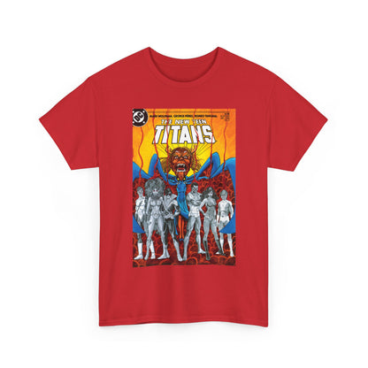New Teen Titans #4 T-Shirt - George Perez Art - Trigon the Terrible - DC Comics