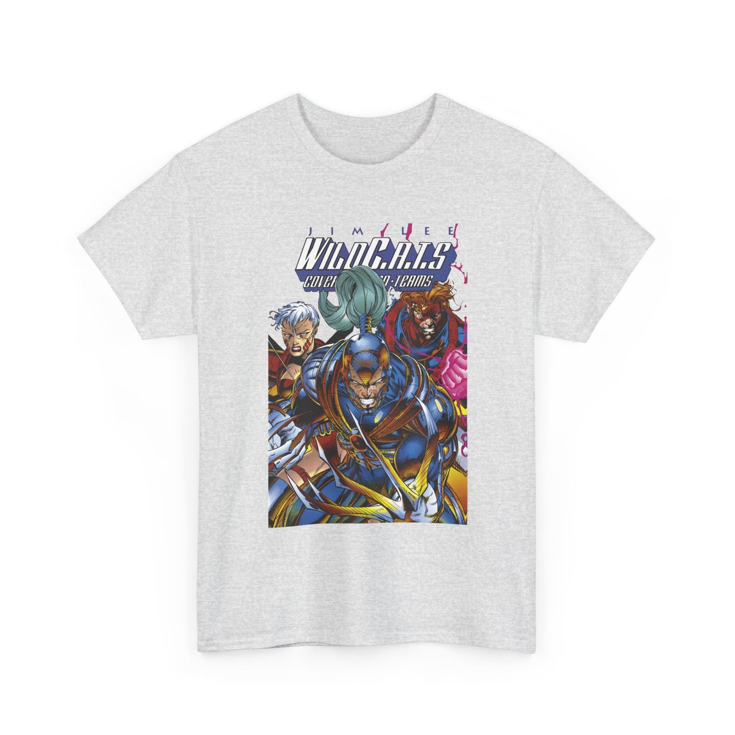 Wildcats T-Shirt - Jim Lee Art - Spartan, Warblade, Zealot - DC/Wildstorm/Image Comics