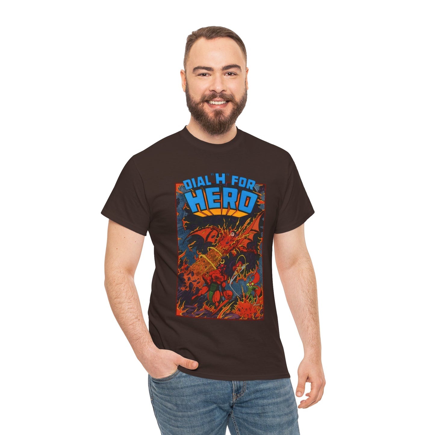 Dial "H" For Hero T-Shirt - George Perez Art - Adventure Comics Series - DC Comics