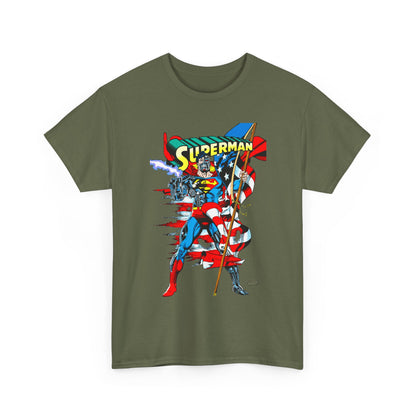 Cyborg Superman T-Shirt - Dan Jurgens Art - Reign of the Supermen Enemy - 1990s Storyline After the Death of Superman - DC Comics