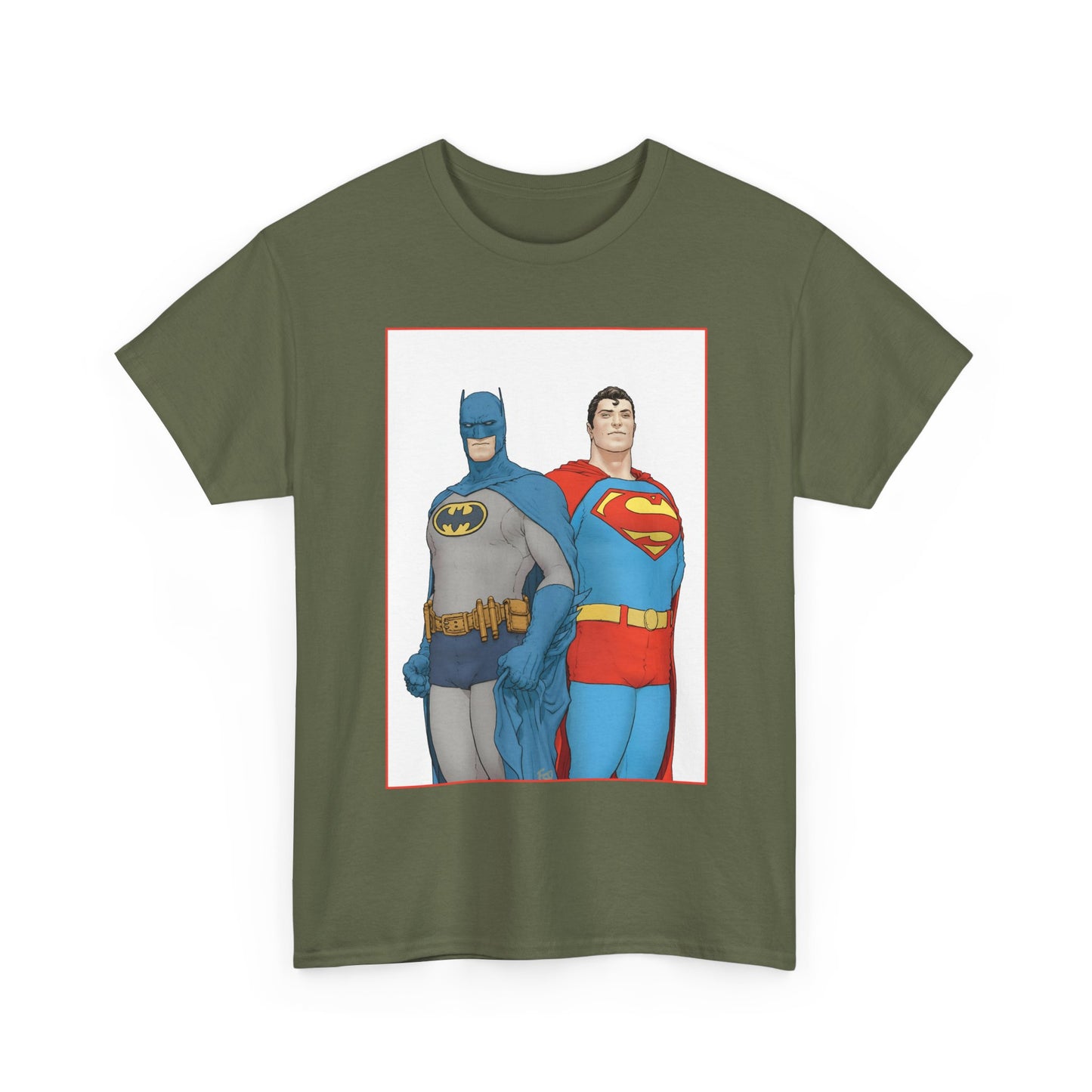 Superman & Batman T-Shirt - Frank Quitely Art - World's Finest Variant Cover Art - DC Comics