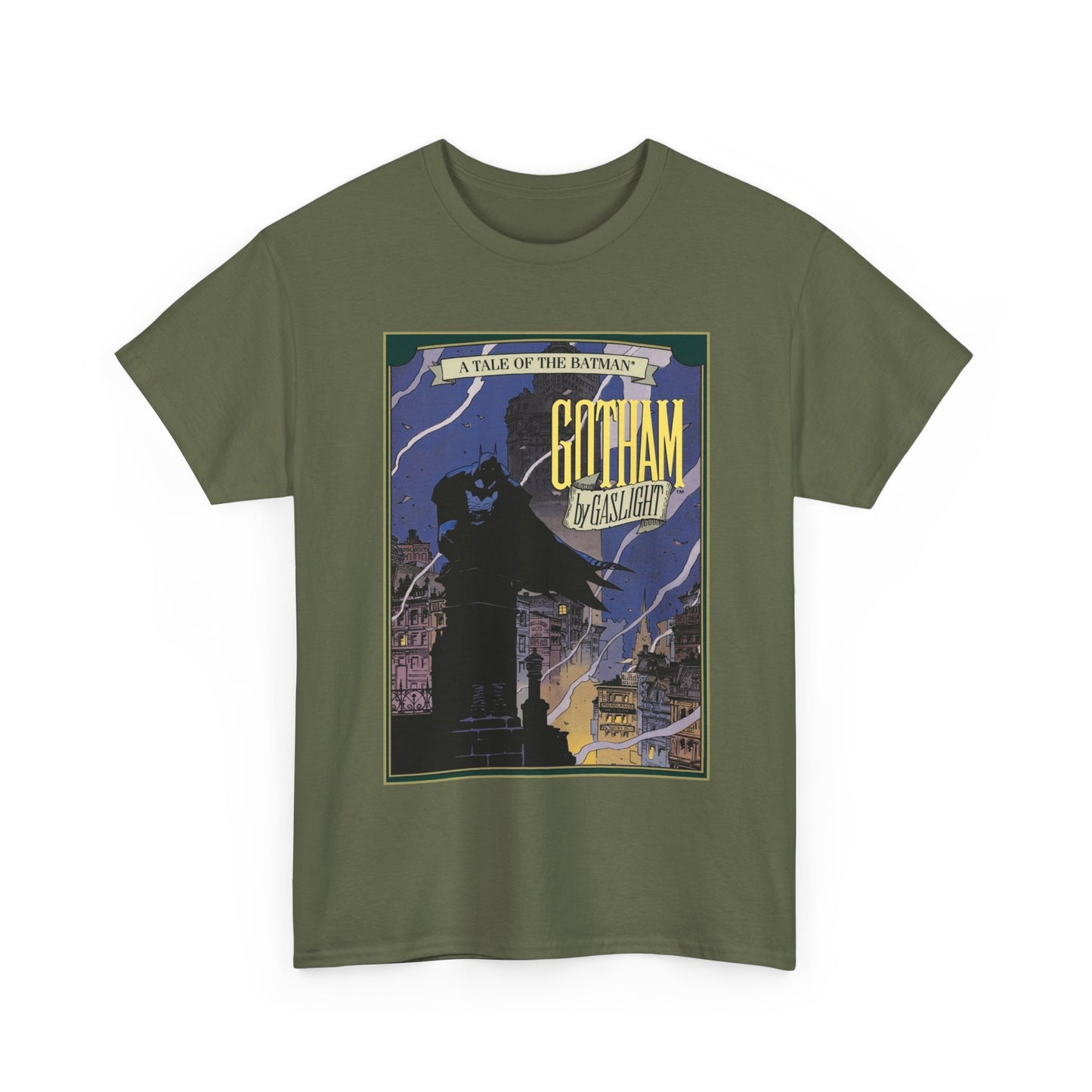 Batman: Gotham by Gaslight T-Shirt - Mike Mignola Art - 19th Century Jack the Ripper Story - Elseworlds - DC Comics