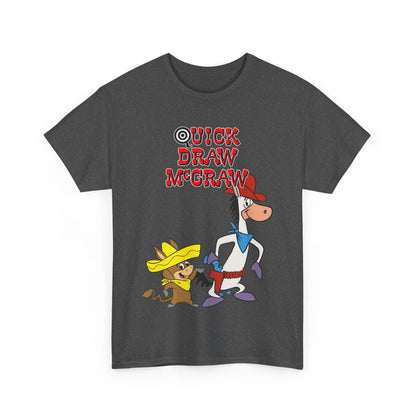 Quick Draw McGraw T-Shirt - Baba Looey - Hanna-Barbera Cartoon - Popular 1960s TV Animation