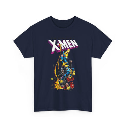 Cyclops Vs Havok T-Shirt - Adam Kubert Art - Uncanny X-Men - Marvel Comics