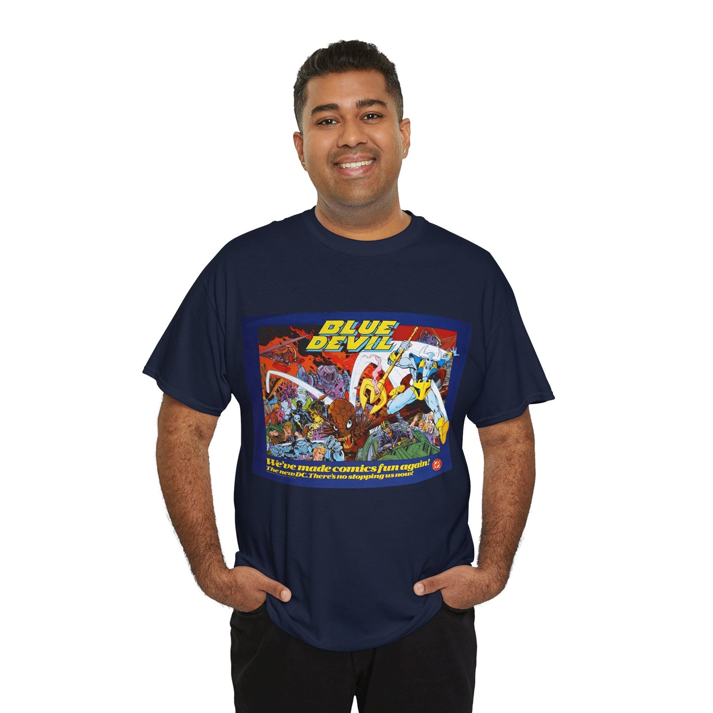 Blue Devil Ad T-Shirt - DC Comics