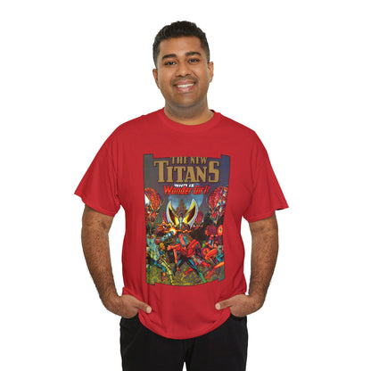 New Titans T-Shirt - George Perez Art - Who is Donna Troy? - Nightwing, Troia, Starfire, Cyborg, Jericho, Raven - DC Comics