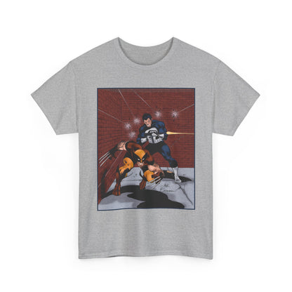 Wolverine & Punisher T-Shirt - John Buscema Art - Marvel Comics