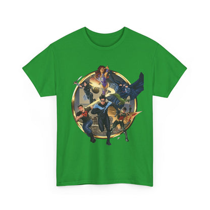 Titans T-Shirt - Taurin Clarke Art - Nightwing, Raven, Starfire, Wonder Girl, Superboy, Robin - DC Comics