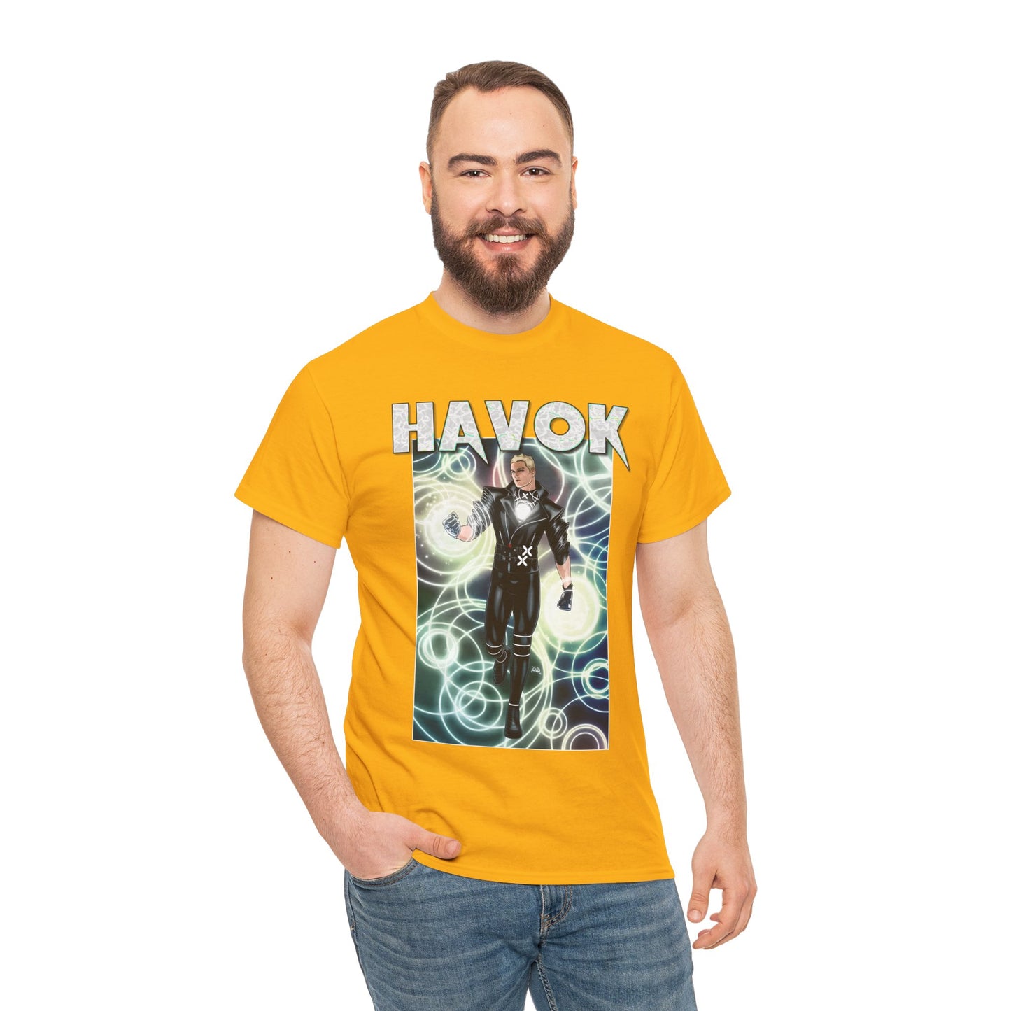 Havok T-Shirt - X-Men, X-Factor Member & Leader - Mutant Hero - Alex Summers, Brother to Scott Summers, Cyclops - Marvel Comics